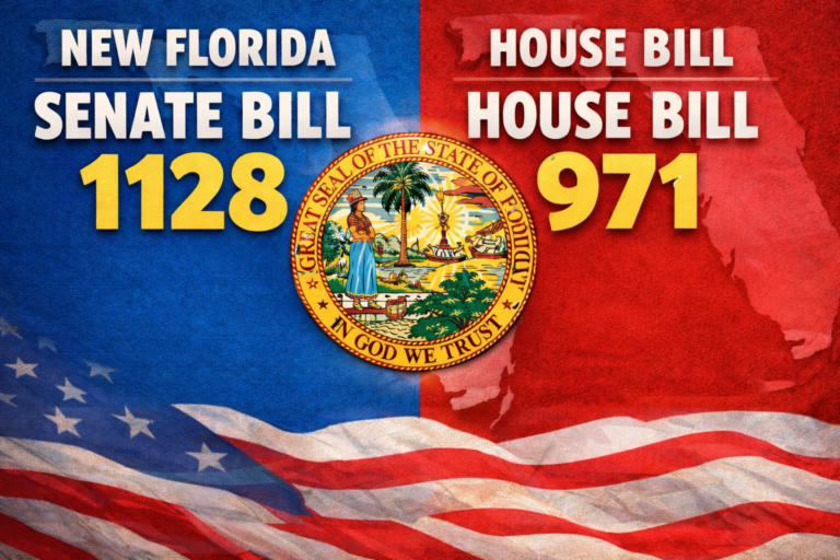 New Florida Senate Bill 1128 and House Bill 971